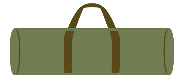 Green Duffle Bag
